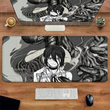 Comic Chainsaw Man XXL Mouse Pad Anime reze Gamer Makima Gaming Accessories 400x900mm Large Keyboard Desk Mat Computer Keyboard