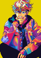 Japanese Anime Figure Tokyo Revengers Poster Aesthetic Mikey Hanma Shuji Manga Canvas Painting Wall Art Mural Kawaii Room Decor