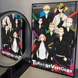 Anime T-Tokyo R-Revenger Poster Modern PP Paper Wall Art Sticker Minimalist Decorative for Cafe Office Bar Home Wall Decor Gift