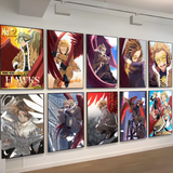 Anime My Hero Academia Hawks Anime Posters Sticky HD Quality Wall Art Retro Posters for Home Kawaii Room Decor