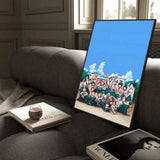 Anime My Hero Academia Self-adhesive Art Poster HD Quality Wall Art Retro Posters for Home Home Decor