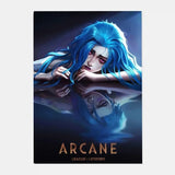 Anime Game Arcane Jinx Main Art Poster Aesthetic Canvas Painting Posters and Prints Wall Art Picture For Living Room Decoration