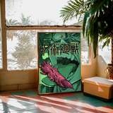 Jujutsu Kaisen Anime Self-adhesive Art Poster Whitepaper Prints Posters Artwork Aesthetic Art Wall Painting