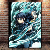 Japanese Anime Demon Slayer Wall Art Poster Nezuko And Tanjiro Home Decor Prints Living Room Bedroom Canvas Painting Mural Gi