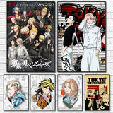 Anime Tokyo Revenger-R Cartoon Cool Poster Art painting poster with prints Home bedroom living room decoration gift