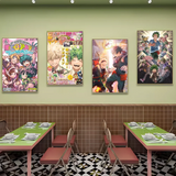 My Hero Academia Kaminari Denki  Classic Anime Poster Fancy Wall Sticker for Living Room Bar Decoration Decor Art Wall Stickers