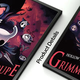 Hot Video Game Anime Hollow Knight Cartoon Characters Poster and Prints Canvas Painting Wall Art Pictures Home Gamer Room Decor