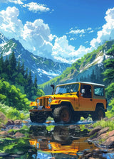 Sea Summer Landscape Bar Anime Wall Art Poster Blue Cabin Beach Forest Canvas Painting Print Picture Living Room Modern Decor
