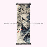Demon Slayer Hanging Painting Anime Home Decoration Rengoku Kyoujurou Canvas Scrolls Pictures Himejima Gyoumei Poster Wall Art