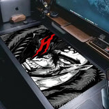 Berserk Guts Anime Mouse Pad Large Computer Office Game Table Mats XXL Rubber Anti-slip Gaming Keyboard Mousepads Long Desk Pads