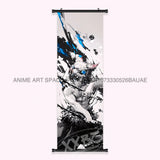 Demon Slayer: Kimetsu No Yaiba Wall Art Canvas Scrolls Pictures Anime Poster Hanging Painting Print Home Decoration Living Room