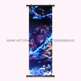 Demon Slayer: Kimetsu No Yaiba Wall Art Canvas Scrolls Pictures Hanging Painting Anime Rengoku Kyoujurou Home Decor Print Poster