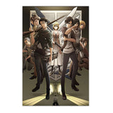 Anime Attack on Titan Poster  Levi Allen Mikasa Figure Wall Art Canvas Print for Bedroom Living Room Decor  Perfect Gift