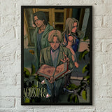 Monster Anime Classic Retro Wall Art, HD Canvas Print Poster, Suitable for Home, Living Room, Room Decoration Painting