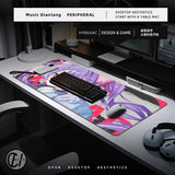 Cute Anime Girl Large Mouse Pad Kawaii Computer Mousepad XXL Rubber Mouse Mat 900x400mm Locking Edge Keyboard Pad Desk Mat