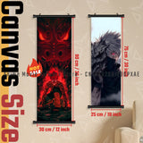 Naruto Wall Art Canvas Hanging Painting Anime Figures Hatake Kakashi Print Posters Scrolls Pictures Home Decoration Room Mural