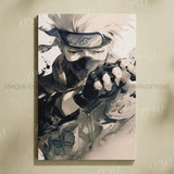 Hot Blooded Anime Naruto Home Decorative Canvas HD Prints Paintings Ink Style Pictures Uchiha Itachi Wall Art Frameless Poster