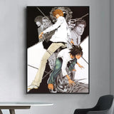 Hot Anime Death Note Canvas Prints Poster Figure Ryuk Yagami Raito L Misa Amane Wall Art Home Decoration Art Poster Fans Gifts