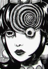 Hot Japan Anime Junji Ito Canvas Prints Poster Horror Thriller Dark Aesthetics Wall Art Home Decoration Art Poster Fans Gifts