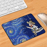 Van Gogh Illustration Anime Mouse Pad Kawaii Pc Accessories Gaming Laptops Mousepad Gamer Deskmat Desk Protector Keyboard Mat