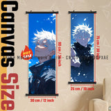 Hot Blooded Anime Jujutsu Kaisen Print Canvas Poster Satoru Gojo Home Decoration Mural Wall Art Scrolls Picture Hanging Painting