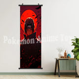 Hot Japanese Anime Scroll Canvas Wall Hanging Painting Kakashi Home Anime Poster Sasuke Art Room Decoration Kid Gift Itachi