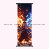 Demon Slayer: Kimetsu No Yaiba Wall Art Canvas Scrolls Pictures Anime Poster Hanging Painting Print Home Decoration Living Room