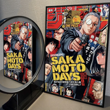 Popular Japanese Anime SAKAMOTO DAYS Prints Poster Figure Taro Sakamoto Canvas Prints Wall Art Home Decor Art Poster Fans Gifts