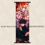 Anime Jujutsu Kaisen Scrolls Pictures Zenin Maki Canvas Wall Art Hanging Paintings Printed Poster Living Room Home Decoration