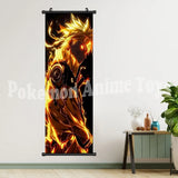 Hot Japanese Anime Scroll Canvas Wall Hanging Painting Kakashi Home Anime Poster Sasuke Art Room Decoration Kid Gift Itachi