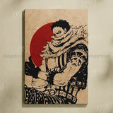 Anime One Piece Home Decoration Canvas Painting Pictures Monkey D. Luffy Figures Wall Art Prints Poster For Living Room No Frame