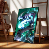 Anime G-Ghost Trick Phantom Detective Poster Art Pictures For Living Room Decor Home Decor Painting