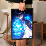 Anime My Hero Academia Dabi Poster Self-adhesive Art Waterproof Paper Sticker Coffee House Bar Room Wall Decor