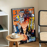 My Hero A-academia Classic Anime Anime Posters Sticky Decoracion Painting Wall Art White Kraft Paper Wall Decor