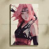 Hot Blooded Anime Naruto Home Decorative Canvas HD Prints Paintings Ink Style Pictures Uchiha Itachi Wall Art Frameless Poster