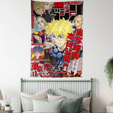 Anime Tokyo Revengers Colorful Tapestry Wall Hanging Bohemian Wall Tapestries Mandala Wall Art Decor