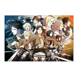 Anime Attack on Titan Poster  Levi Allen Mikasa Figure Wall Art Canvas Print for Bedroom Living Room Decor  Perfect Gift