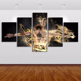 Anime Sofa Background Wall Frameless Canvas Painting