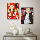 popular anime Tokyo Revengers Poster HD Waterproof Self-Adhesive Wall Art – Multi-Scene Use, Top Gift Pick