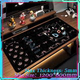 Mouse Pad Large Desk Mat P_Pokemones Anime Playmat 900x400 Xxl TGM PTCG Card Games Speed Computer and Office Gamer Cabinet mat