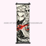 Demon Slayer Hanging Painting Anime Home Decoration Rengoku Kyoujurou Canvas Scrolls Pictures Himejima Gyoumei Poster Wall Art