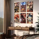 Anime A-Attack On Titans Classic Movie Posters HD Quality Poster Wall Art Painting Study Nordic Home Decor