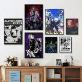Jujutsu Kaisen Anime Wall Art Prints Poster Gojo Satoru Fujiwara Megumi Itadori Yuji Canvas Painting Home Decor Poster Fans Gift
