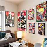 Anime Tokyo R-Revengers Painting Calligraphy Classic Canvas Print Poster, Wall Art for Home Decoration Holiday Gifts