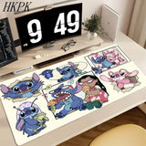Kawaii Stitch Anime Mouse Pad Large PC Cartoon Gaming Accessories Protector Office Laptop Non Slip Gamer Cabinet Desk Mat Carpet
