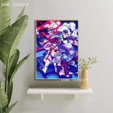 Gurren Lagann Anime Canvas Wall Art x  Modern Home Decor Poster for Bedroom or Living Room Personalized Gift Stylish Family Deco