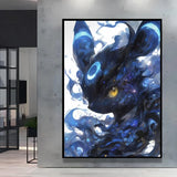 Classic Anime Pokemon Umbreon Flareon Canvas Painting Anime Wall Art Prints HD Poster Picture Print Home Living Room Decor
