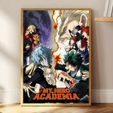 M-My Hero Academia Anime Painting Calligraphy HD Print Art Core – Unframed, Vibrant Wall Art, Ideal for Home