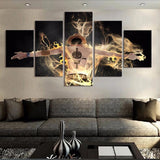 Anime Sofa Background Wall Frameless Canvas Painting