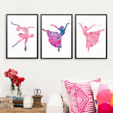 Canvas Wall Art Modern Nordic Parisian Dancer Painting